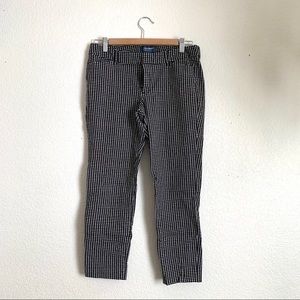 Old Navy Mid-rise PIxie Pants Trousers Houndstooth